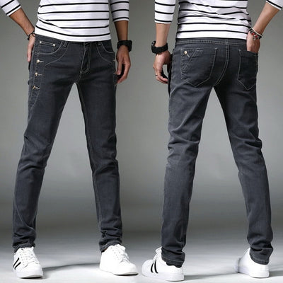 Denim Skinny Jeans Distressed Men Spring Autumn Clothing Good Quality