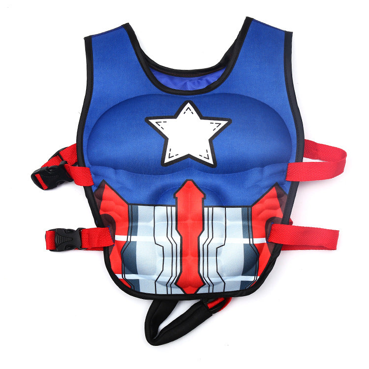 New spot children's life jackets cute cartoon girls boys rafting vest floating water assist swimming