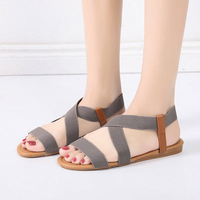 Gladiator Sandals Summer Sandals Women Casual Shoes Female Women Flat Rome Feminina Sandals Soft Bottom Sandalia