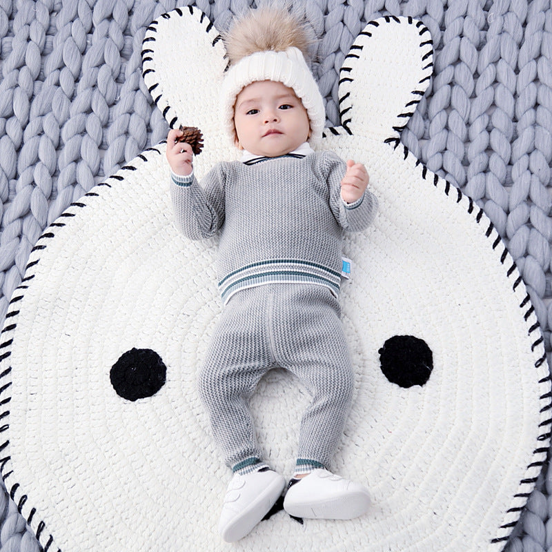 Baby Knitted Sweater Suit Coat Autumn Clothes