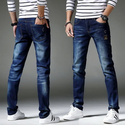 Denim Skinny Jeans Distressed Men Spring Autumn Clothing Good Quality