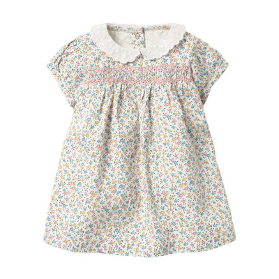 New Summer Clothing Dresses  Children's Skirts Short-Sleeved Girls' Dresses