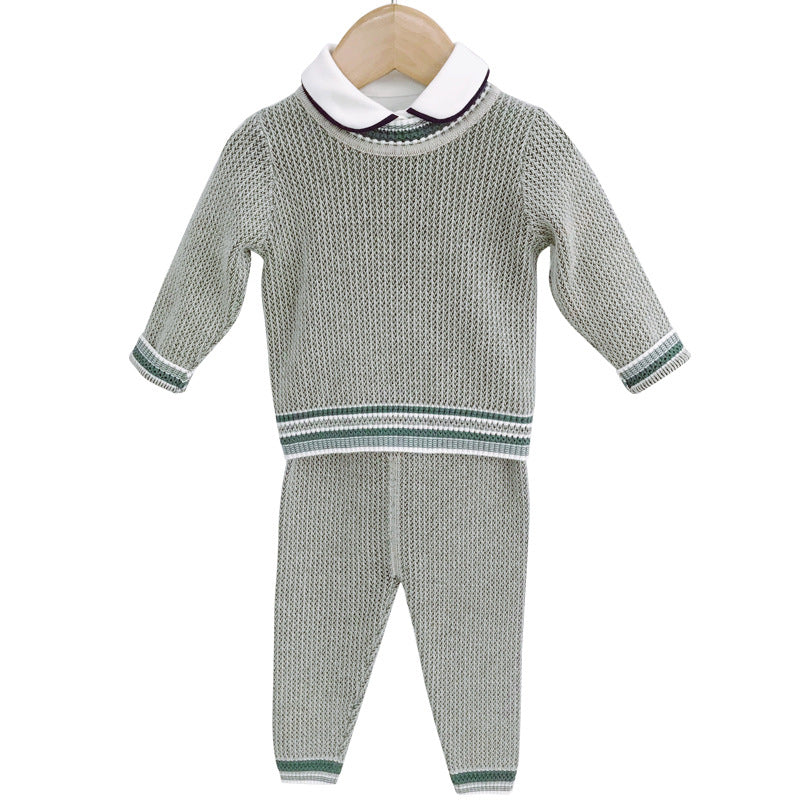 Baby Knitted Sweater Suit Coat Autumn Clothes