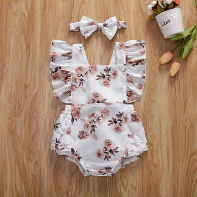 Summer New Triangle Romper Girl's Single Clothes New Girl's Pastoral Style Triangle Climb