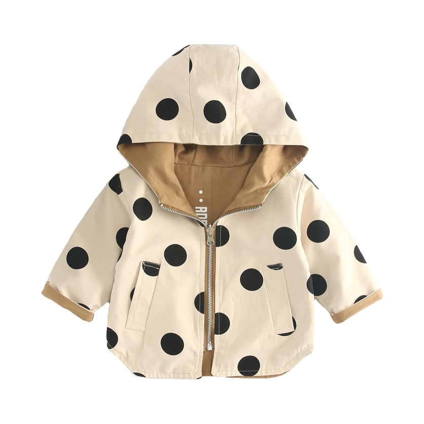 Baby Kids Jacket Coat Toddler Wear On Both Side Windbreak Fall Children Trench Coat Outerwear Baby Boys Girls Clothes