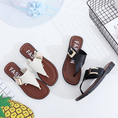 Women Slippers Summer Beach Slippers 2018 Casual Beach Women Slipper Flip Flops Sandals Summer Home Flat Flip Flops Shoes