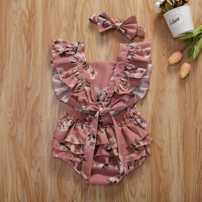 Summer New Triangle Romper Girl's Single Clothes New Girl's Pastoral Style Triangle Climb