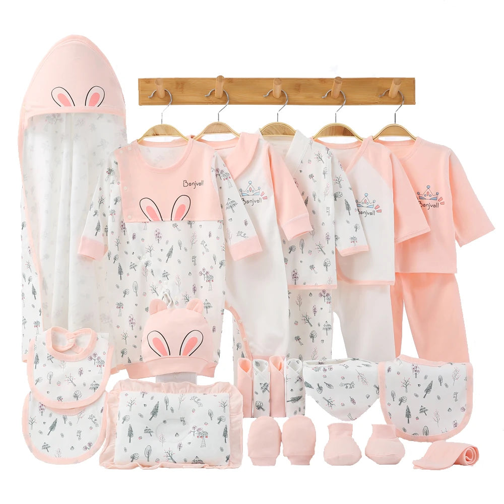 24Pcs Baby Girl Clothes Autumn Cotton Baby Underwear Newborn Baby Clothes 0-6 Month Clothes Clothing Set Baby Clothes