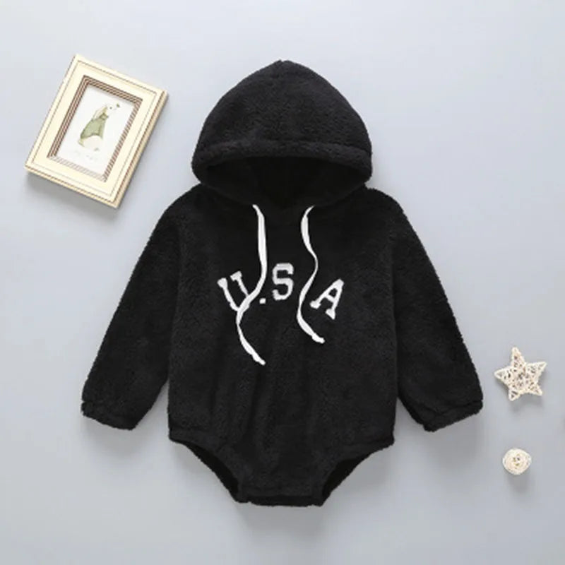 Girls Boys Romper New Born Baby Clothes 2022 Korean Version Of The Spring Baby Girl Romper Baby Plush Jumpsuit Baby Out Clothes